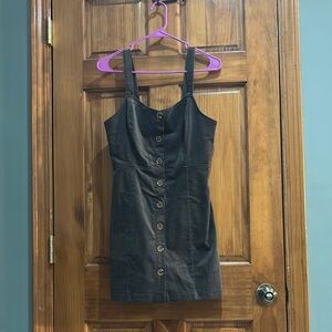 Altard State Brown corduroy Button-Down Dress